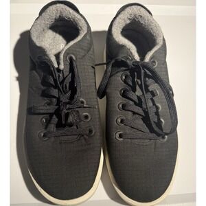 Allbirds Wool Piper Mid Sneakers Womens 9 Black Puddle Guard Water Repellent